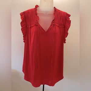 Bright fuchsia/Pink-Rachel Zoe silky and satiny top XL